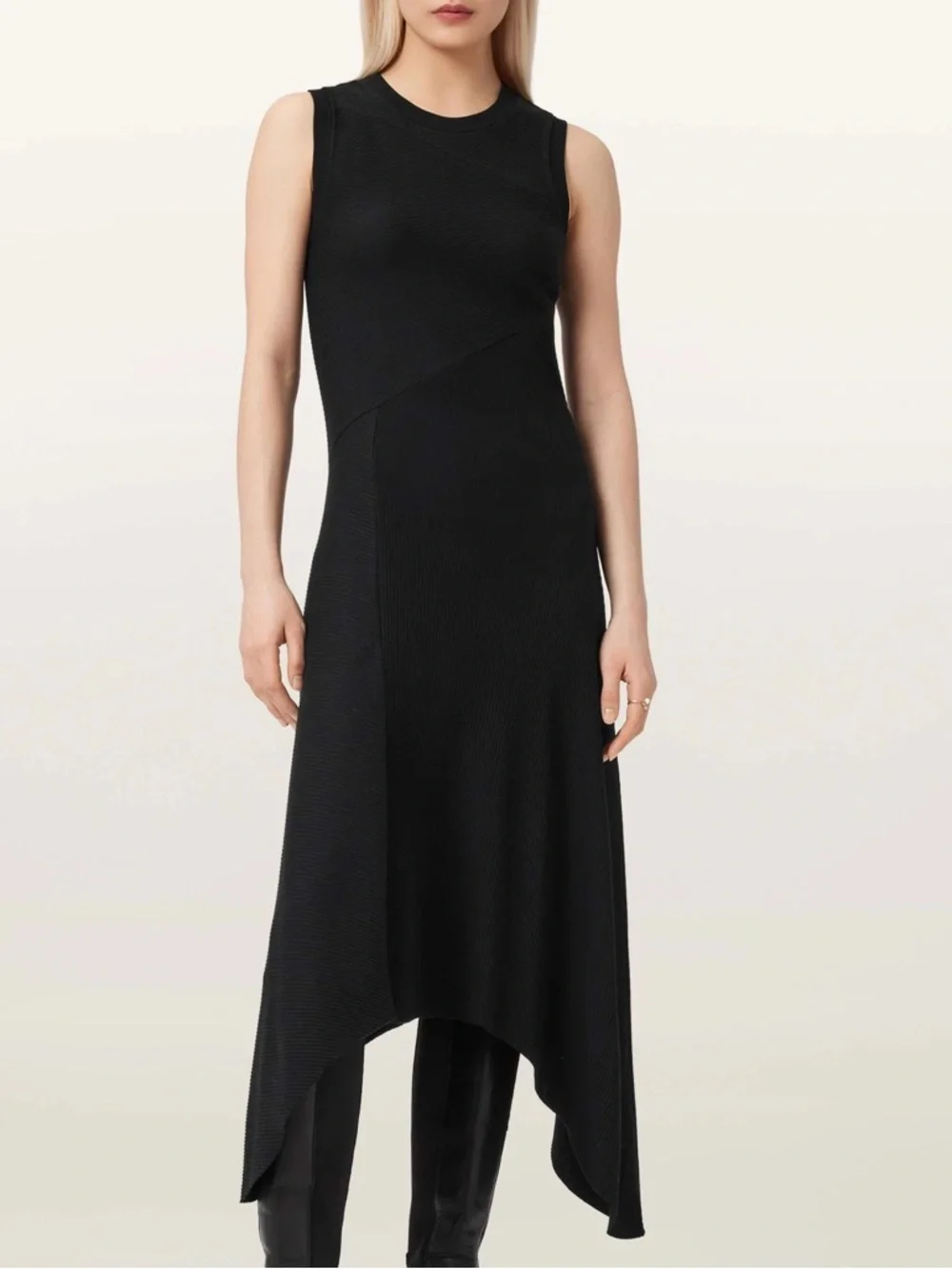 all saints asymmetrical dress | Dresses | All Saints Black Gia Maxi Cotton Sleeveless Casual Us 4 Size:US Size 16W while the floral pattern BANDAGE-DRESSES homecoming dresses light blue